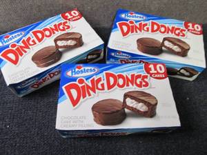 lot 246 image: 3- 12.7 oz Hostess Ding Dongs...