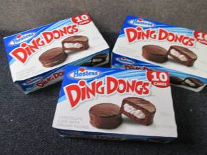 lot 247 image: 3- 12.7 oz Hostess Ding Dongs...