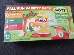 lot 440 image: 2- 12 pks Assorted Motts Applesauce...