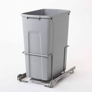 lot 4 image: Real Solutions for Real Life 29 Qt Economy Trash Can   Customer Returns See Pictures