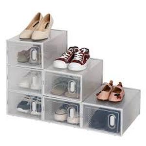 lot 24 image: 6 Pair Stackable Shoe Storage Box (Set of 6) Customer Returns See Pictures