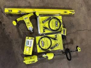 lot 3 image: Lot of Assorted Ryobi Tools and Hardware Various Models and Conditions   Customer Returns See Pictures