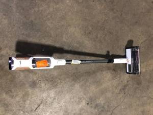 lot 21 image: Shark Detect Pro Bagless Cordless HEPA Portable Stick Vacuum Cleaner with QuadClean Multi-Surface Brushroll in Dark Grey Used No Charger   Customer Returns See Pictures