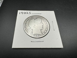 lot 22 image: 1902 S Barber Half Dollar