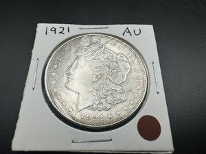 lot 37 image: 1921 Au Morgan Dollar