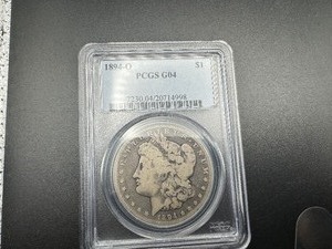 lot 39 image: 1894 O Graded, Better Date Morgan Dollar, Nice patina on an authentically worn coin