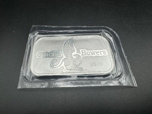 lot 66 image: 2023 Stacks & Bowers 1 Oz. Silver Bar