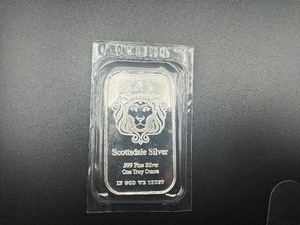 PL 1oz Silver Scottsdale Bar, Unopened Original Sleeve