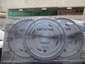 3 Pack of Hitachi saw blades with t...