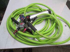 lot 14 image: 300 PSI hose, digital pressure gaug...