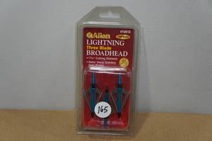 lot 24 image: Allen Lightning 100 Gr Broadheads