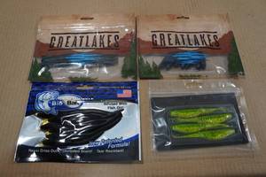 lot 51 image: Assorted Soft Baits - Great Lakes, Bio Bait