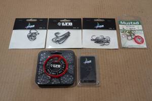 lot 68 image: Fishing Hooks and Weights - LTB, Eagle, Mustad