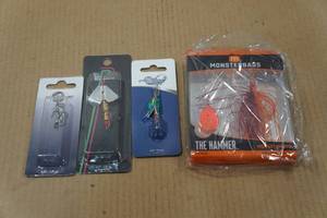 lot 82 image: 4 Fishing Lures - Performance, Prime, Phenom, Monsterbass