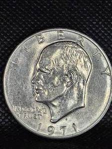 lot 97 image: 1971-D Error Ike-Eagle Full Error