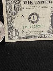 lot 106 image: 2 Ikes 72,72-$1.00 Star Nore 1969 Series B