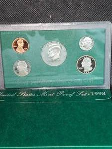 lot 126 image: 1998 Mint Proof Set