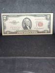 lot 29 image: $2 Red Note, 1953-A