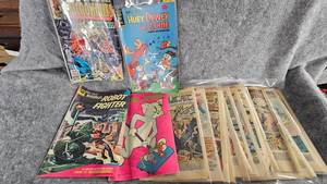 lot 47 image: Comics, 4 with covers and 17 without Covers