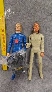 lot 71 image: Marx Best of the West General CusterAccess, Geronimo Dollmissing Hand