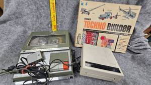 lot 159 image: Techno Builder, Battery Charger, RCA Reel to Reel Recorder