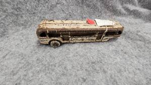 lot 147 image: 1930s Greyhound Bus and Vintage Cast Iron Truck