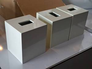lot 203 image: Lot of (3) Tissue Box Covers