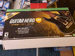 lot 218 image: Microsoft Xbox One Guitar Hero Live Guitar Game Controller