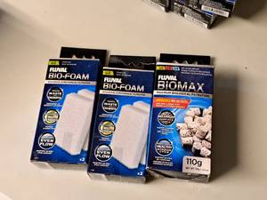 lot 223 image: Fluval Bio-Foam Pads 2-count (x2) and Bio-Max Filter (x1)