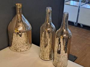 lot 247 image: Lot of (3) Assorted Home Dcor - BottleVase