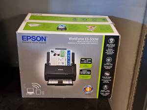 lot 268 image: Epson Workforce ES-500W Wireless Color Document Scanner