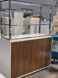 76" Rolling Display Shelf
