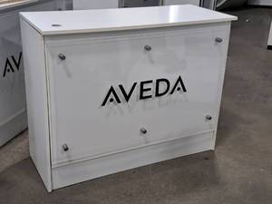 48" Workstation Cabinet with Acrylic Display Panel