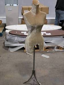 lot 102 image: 58 Pinnable Tailor Dress Form with Stand