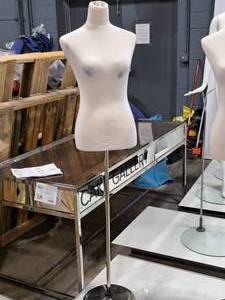 lot 104 image: 62 Pinnable Tailor Dress Form with Adjustable Stand