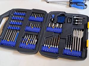 lot 297 image: Kobalt Multi-DrillDriver Bit Set with Plastic Case