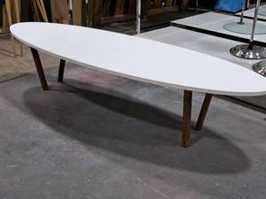 71" Coffee Table | 4-leg (White)