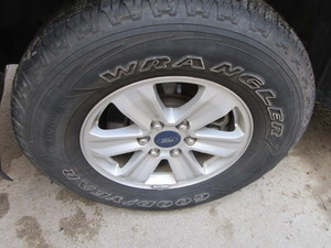 lot 17 image: Four Goodyear Wrangler Tires