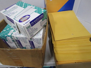 lot 26 image: Envelopes, 6-34, 10x13, 10x15