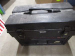 lot 54 image: Toolbox & Electrical Supplies