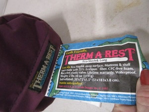 lot 59 image: Therm A Rest Camping Mattress