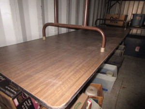 lot 21 image: Folding Tables, Two 8ft