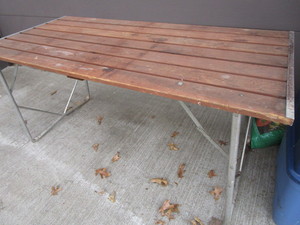 lot 76 image: Patio  Camping Folding Table
