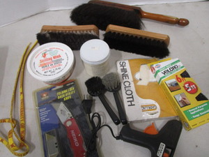 lot 100 image: Shoe Brushes & Waterproofing