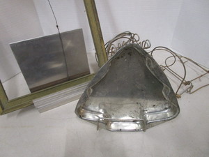 lot 156 image: Alum Art Stands, Plate Stands