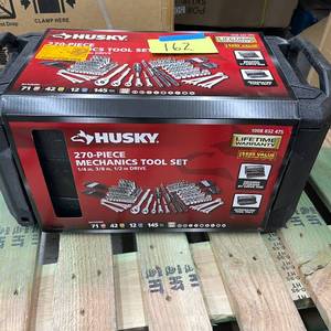 lot 162 image: Husky Mechanics Tool Set (270-Piece)