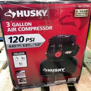 Husky 3 Gal. 120PSI Portable Electric Pancake Air Compressor