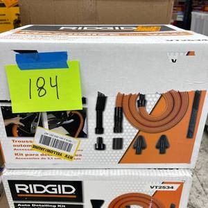 lot 184 image: RIDGID 1-14 in. Car Cleaning Kit for RIDGID Wet Dry Vacs