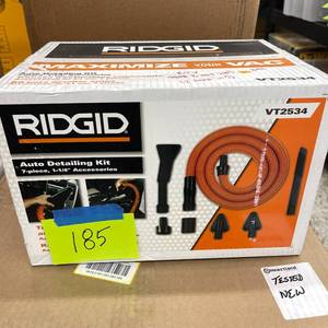 lot 185 image: RIDGID 1-14 in. Car Cleaning Kit for RIDGID Wet Dry Vacs