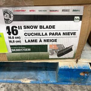 lot 274 image: 46 in. Heavy-Duty All-Season Plow Blade for MTD Manufactured Riding Lawn Mowers (2001 and After)